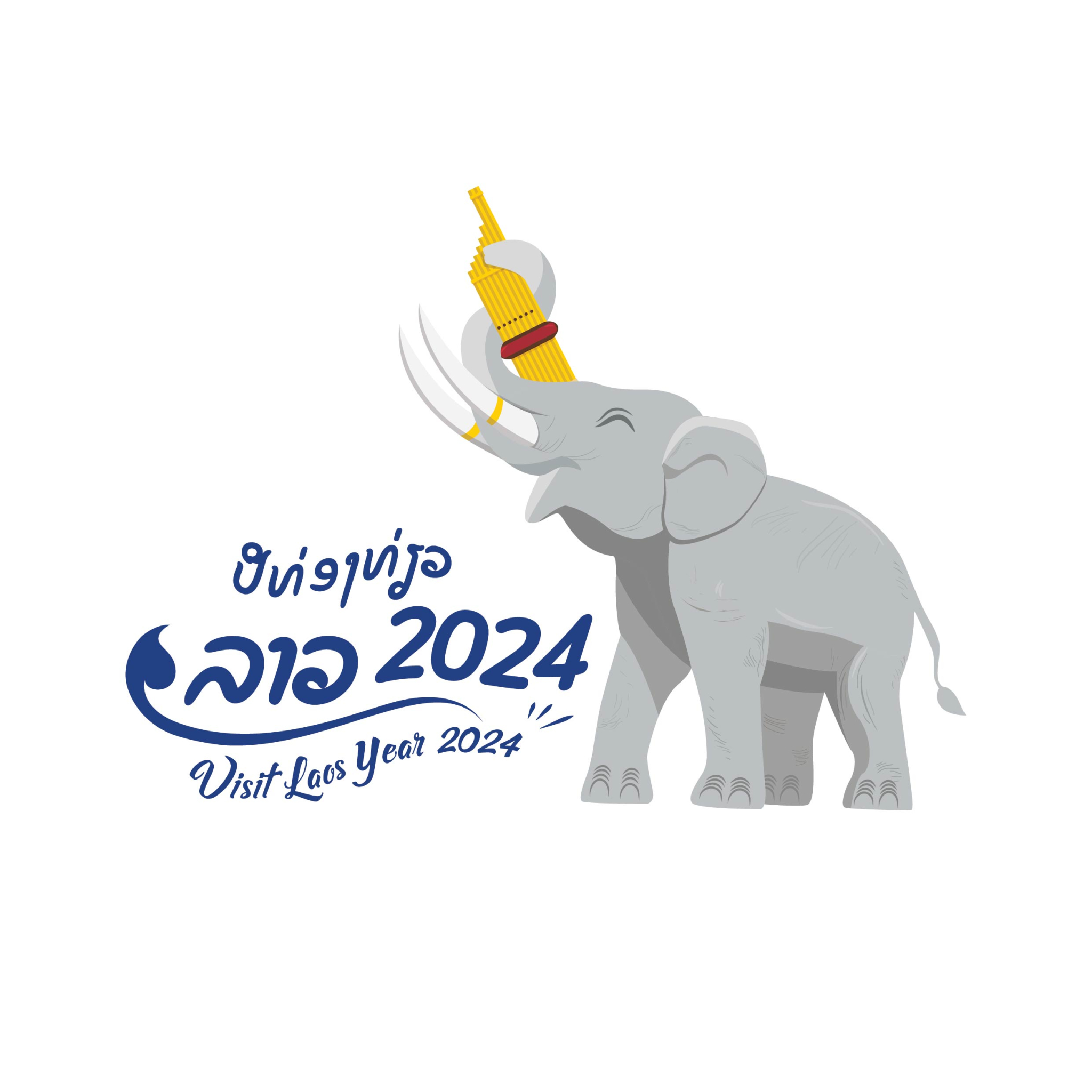Official Logo of Visit Laos Year 2024